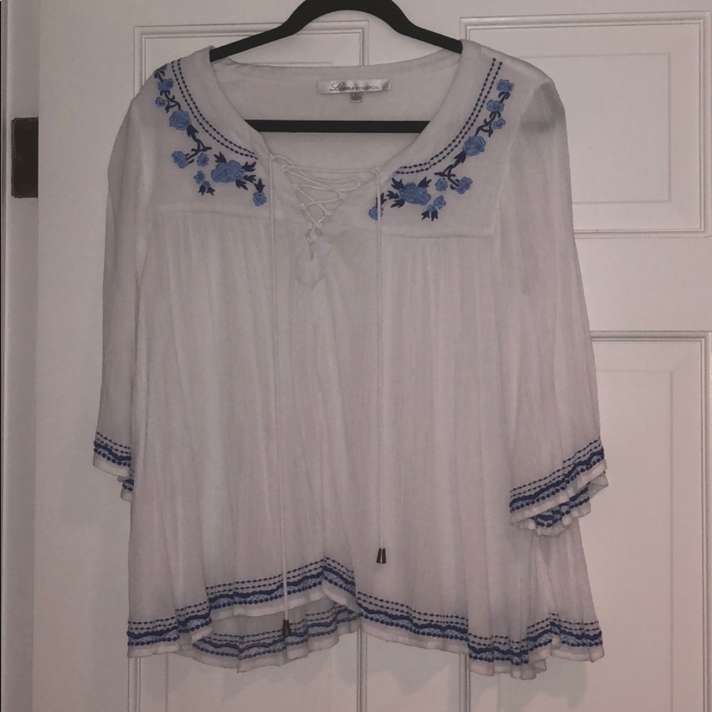 Lovers and friends floral top